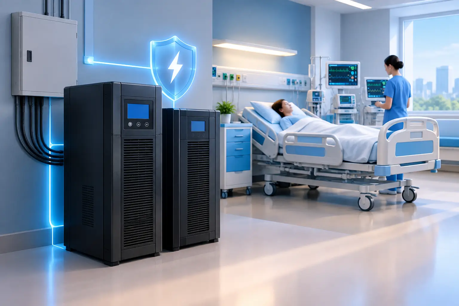 Nobreak para hospitais: como evitar riscos elétricos